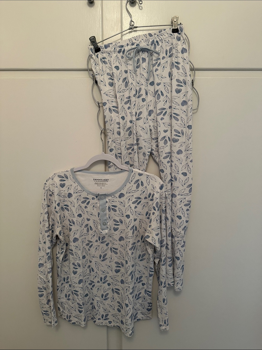 LIKE NEW Sammy + Nat Pima Cotton Matching Mommy and Me Pajamas PJs